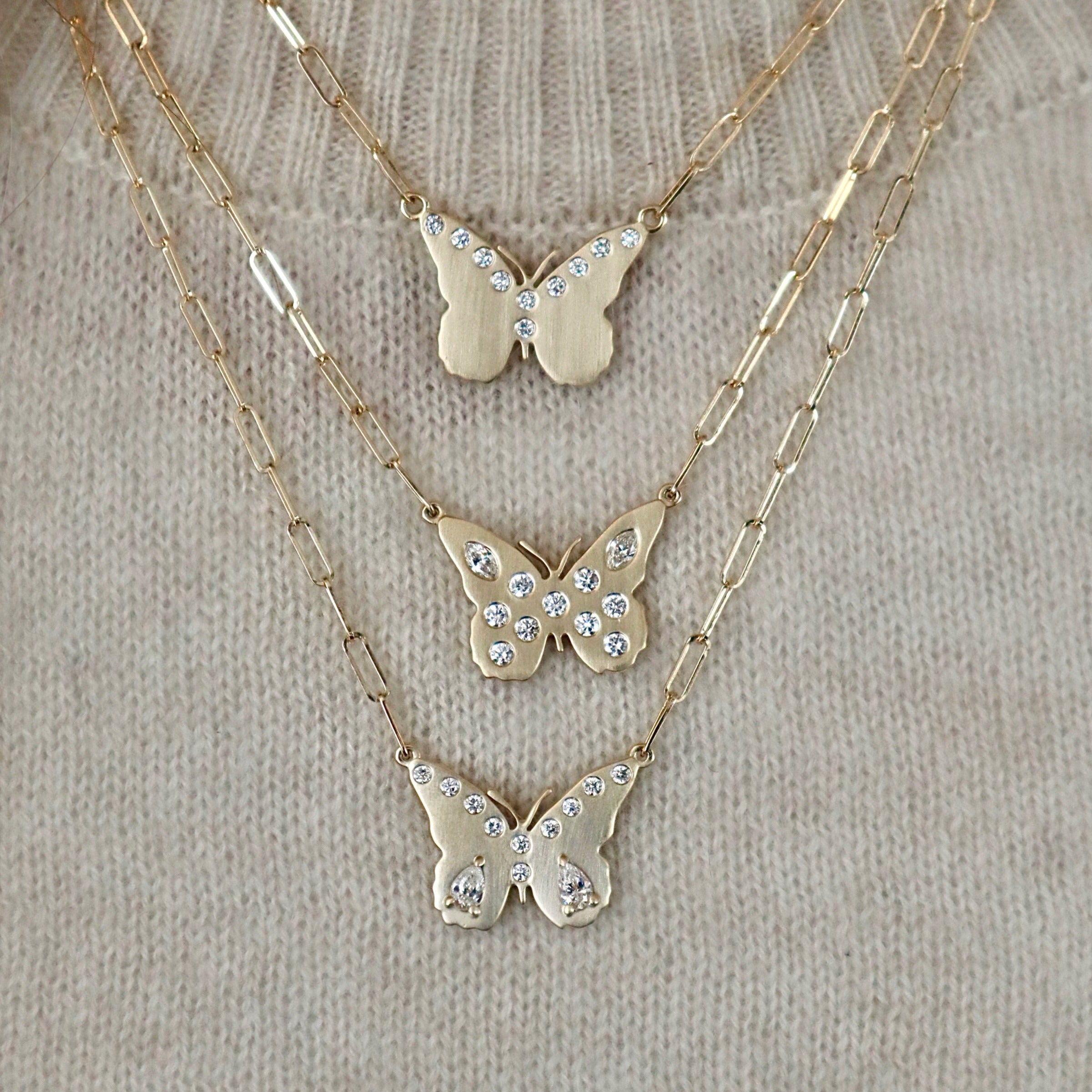 FAUNA STACEY SMALL BUTTERFLY NECKLACE