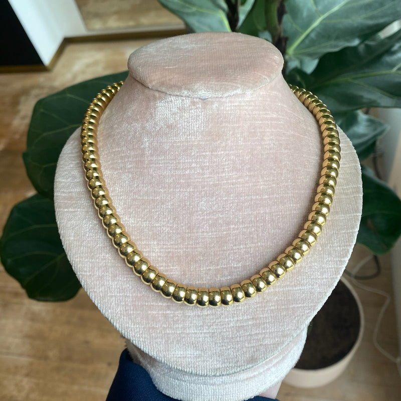VINTAGE GOLD "BEAD" NECKLACE