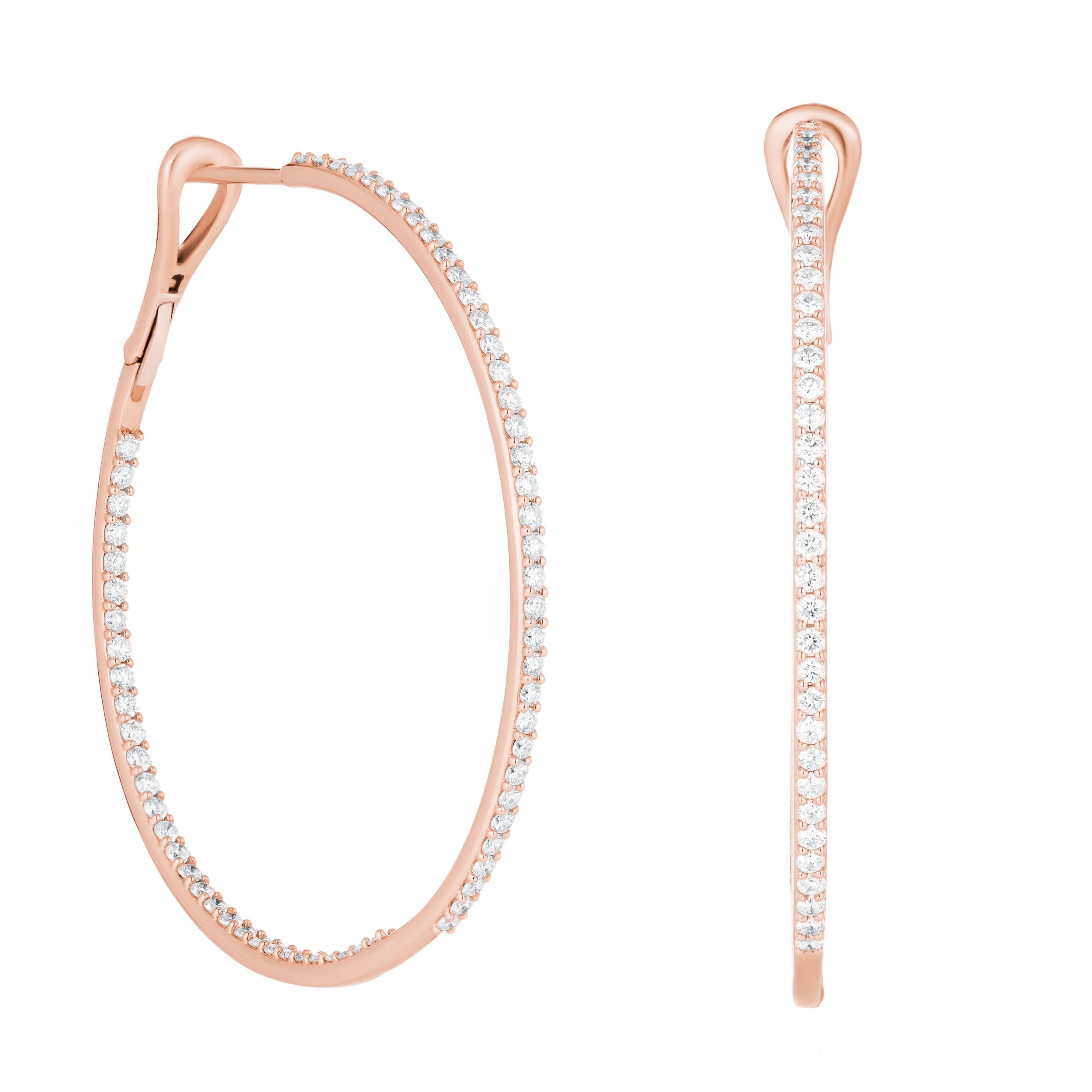 DIAMOND INFINITY HOOPS