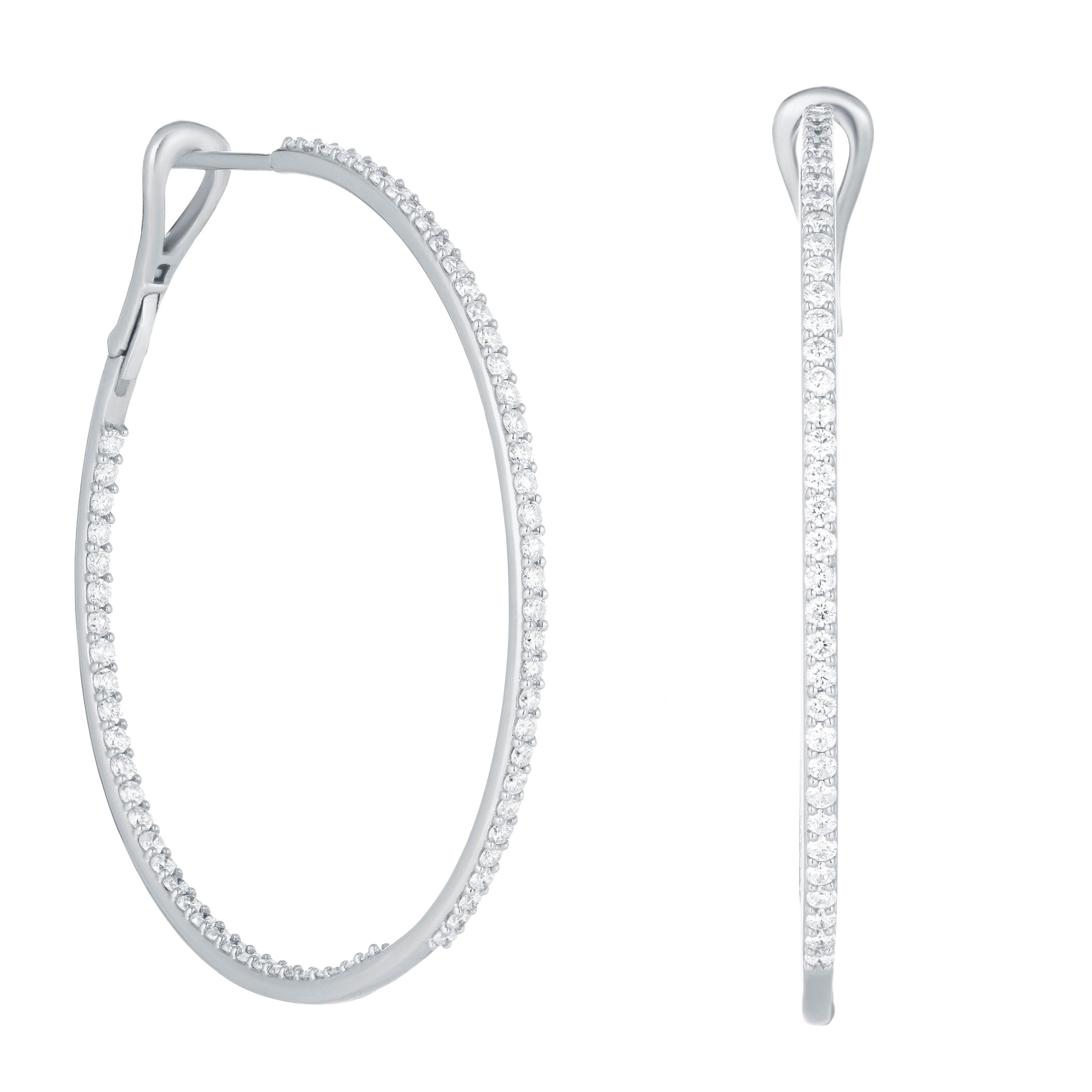 DIAMOND INFINITY HOOPS