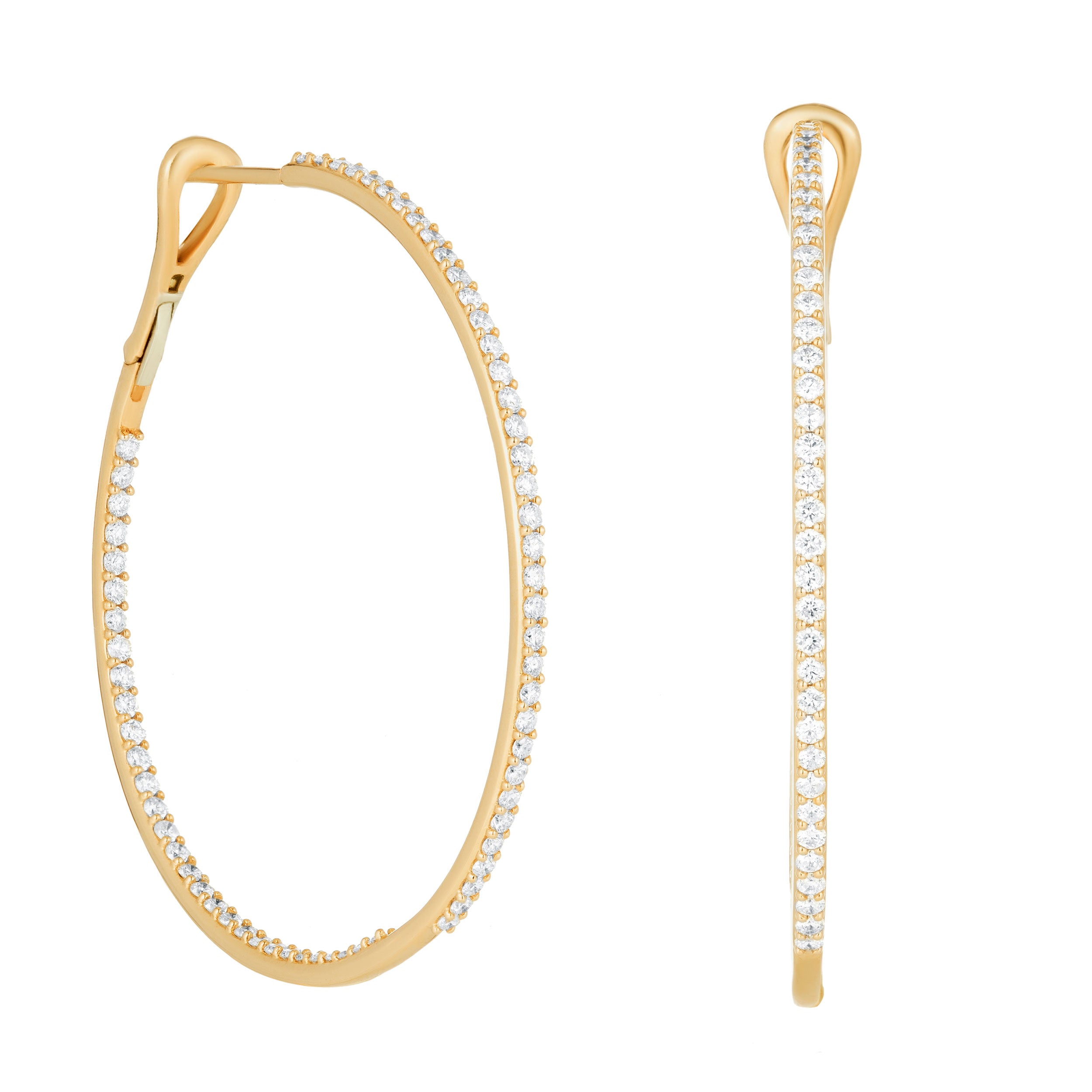 DIAMOND INFINITY HOOPS