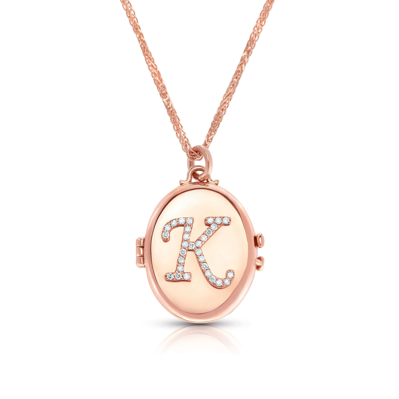 INITIAL LOCKET NECKLACE