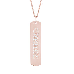 LONG TAG NECKLACE