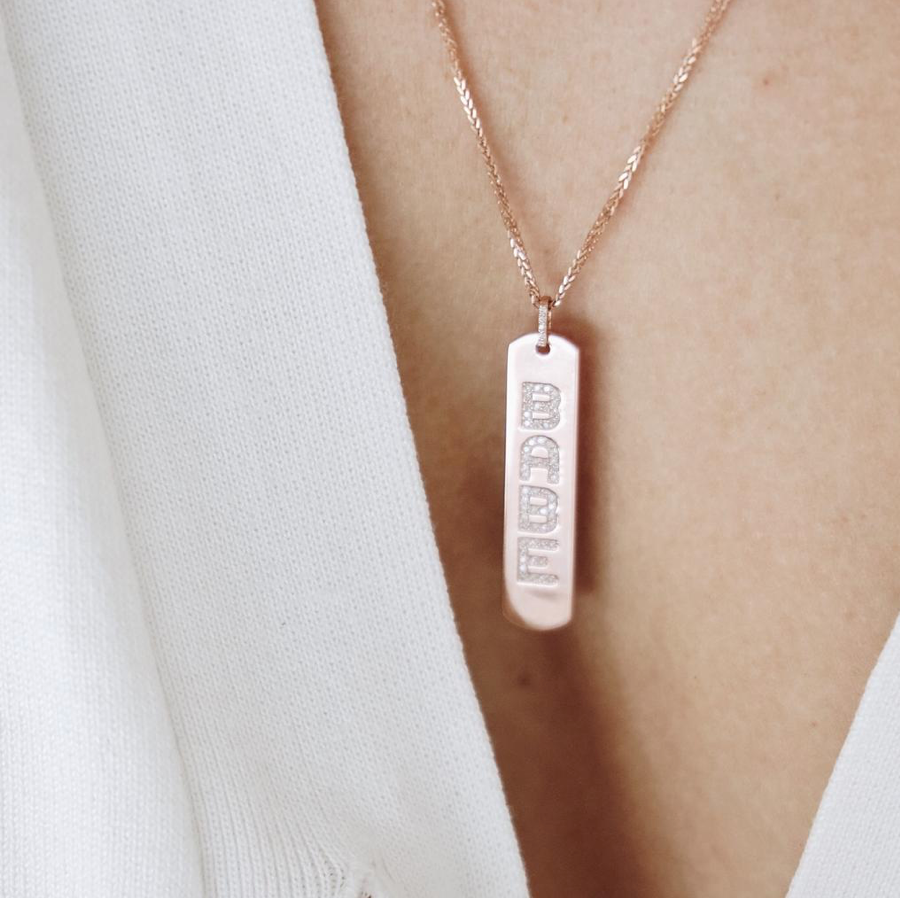 LONG TAG NECKLACE