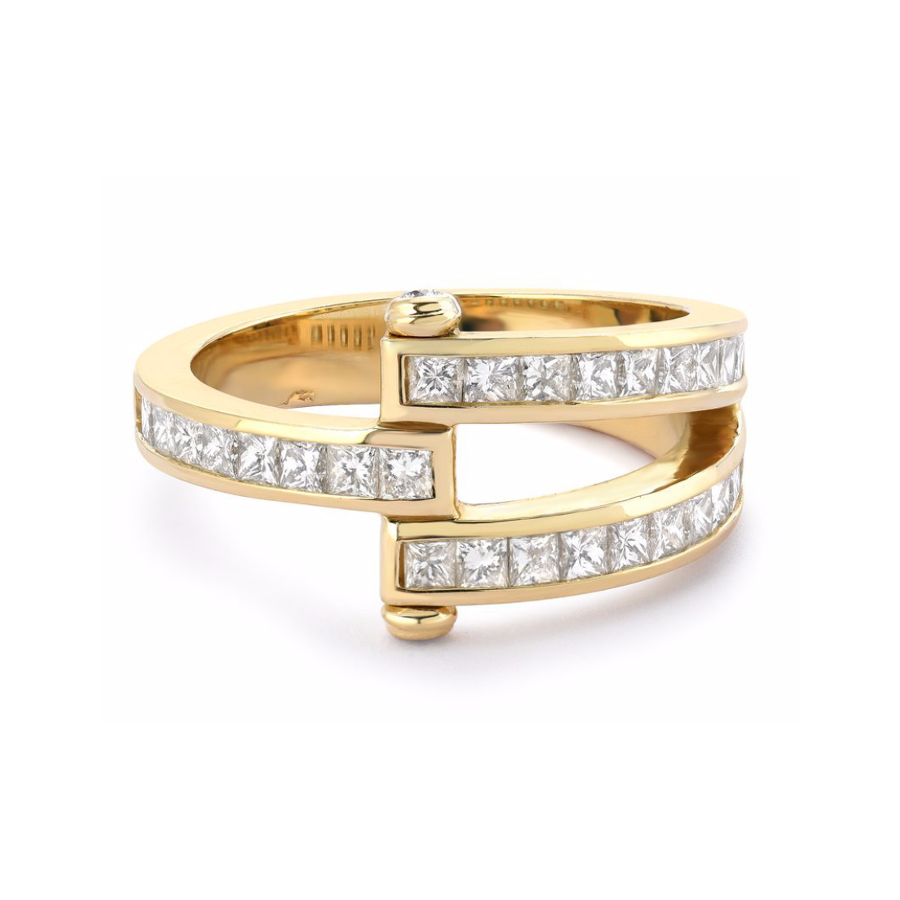 MAGNA RING - CARRE CUT DIAMONDS