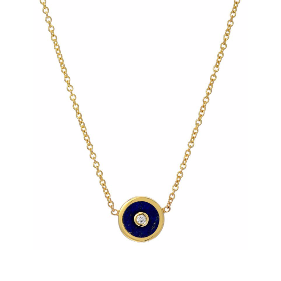 MINI COMPASS PENDANT - LAPIS