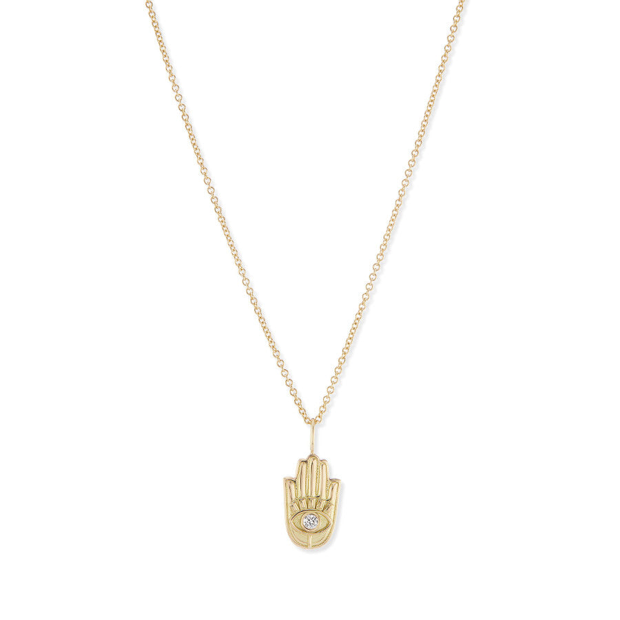 MINI GOLD HAMSA NECKLACE