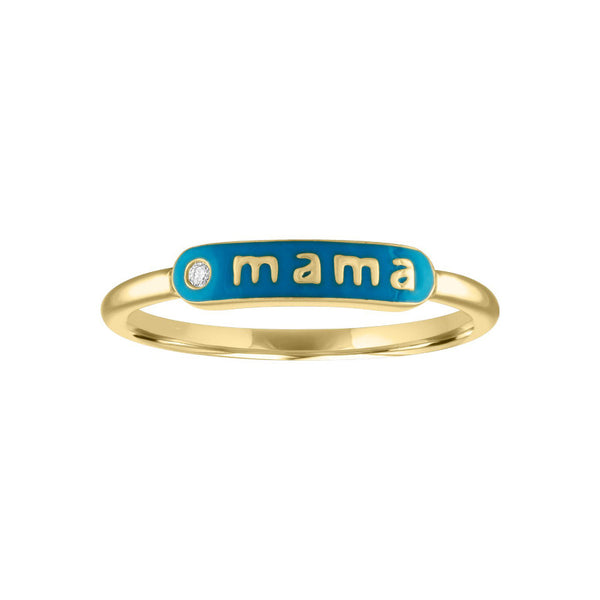 The Heidi "MAMA" Enamel Ring