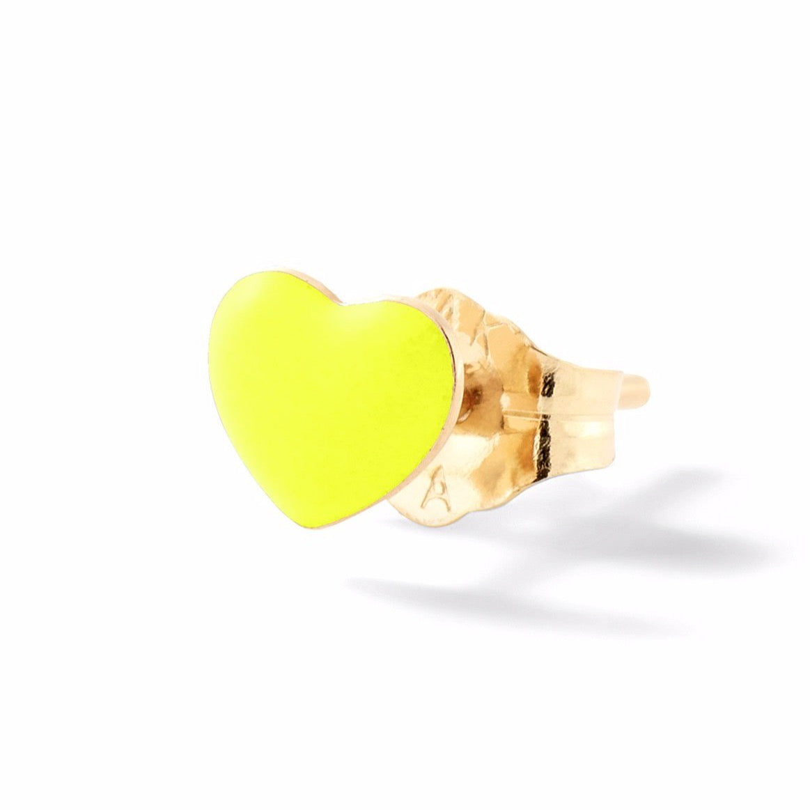 MINI PUFFY HEART STUD