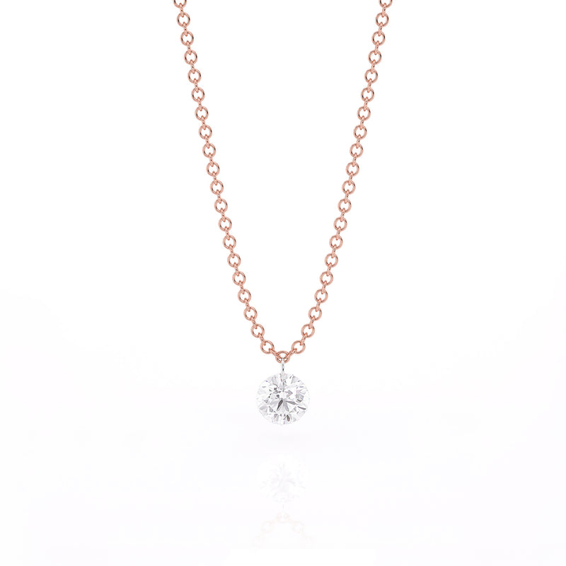 HADID 0.20 CT SOLITAIRE FRINGE NECKLACE