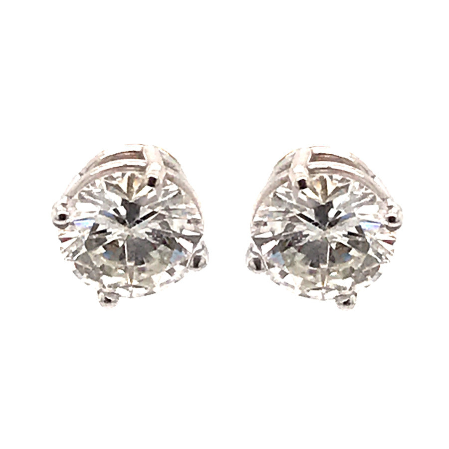 ROUND DIAMOND STUDS 1.64CT