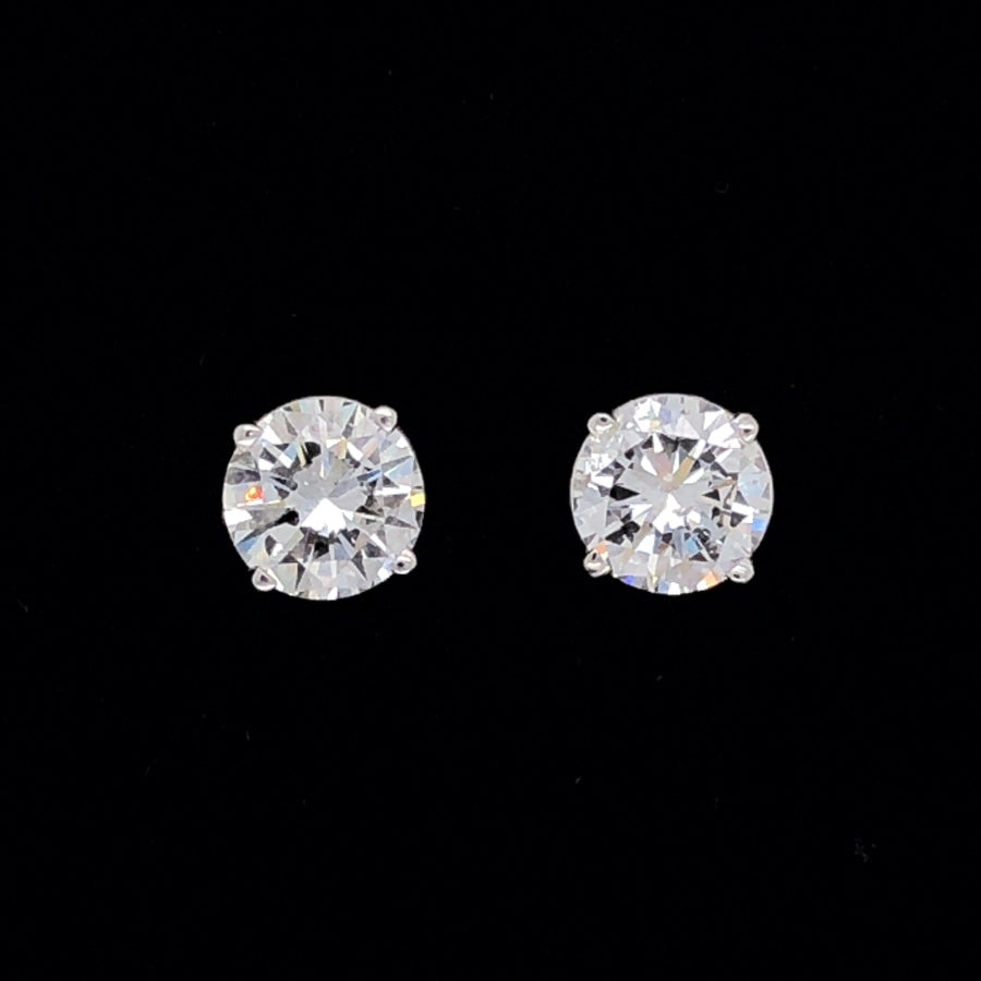 ROUND DIAMOND STUDS 1.64CT