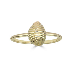 SMALL THREAD AND SHELL RING