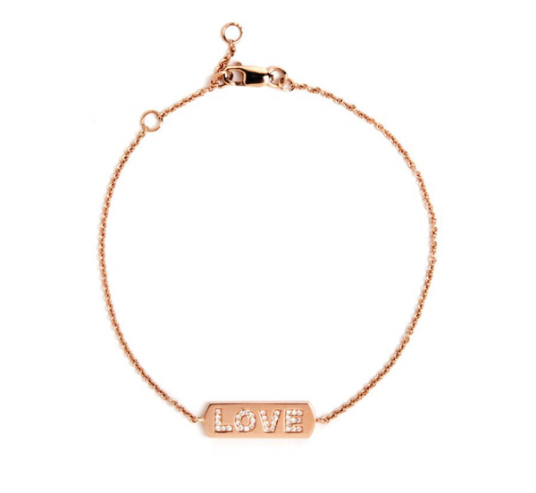 "LOVE" DIAMOND BRACELET
