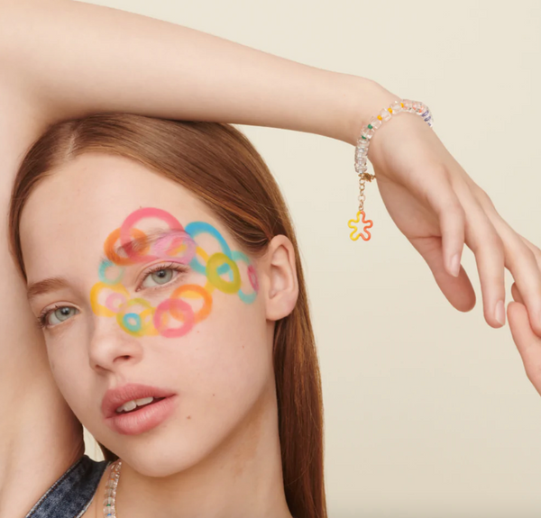 B MULTI BEADED BRACELET