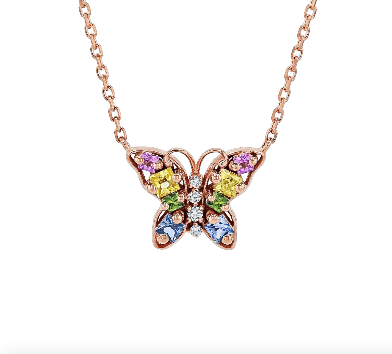 18K SMALL BUTTERFLY NECKLACE