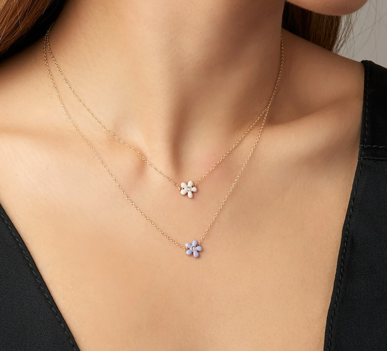 ENAMEL WILDFLOWER NECKLACE