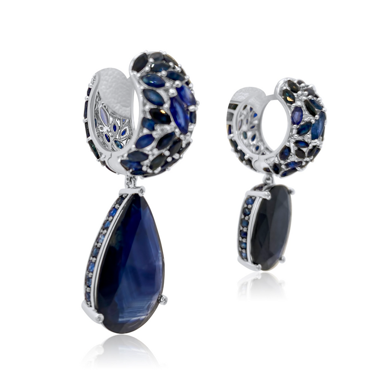 SIGNIFICANT SAPPHIRE DROP EARRINGS