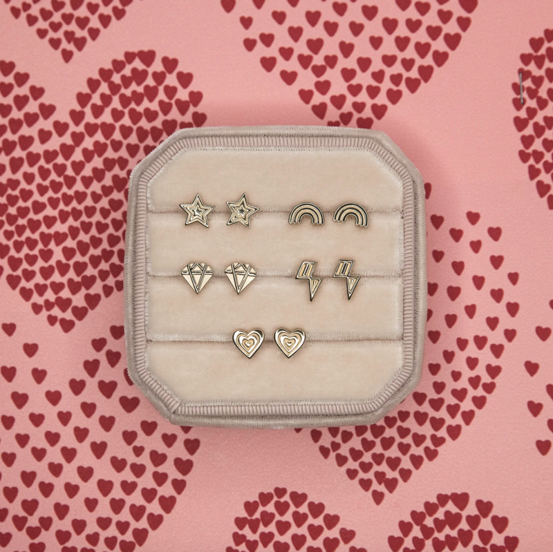 JUJU MINI LIGHTNING BOLT STUDS