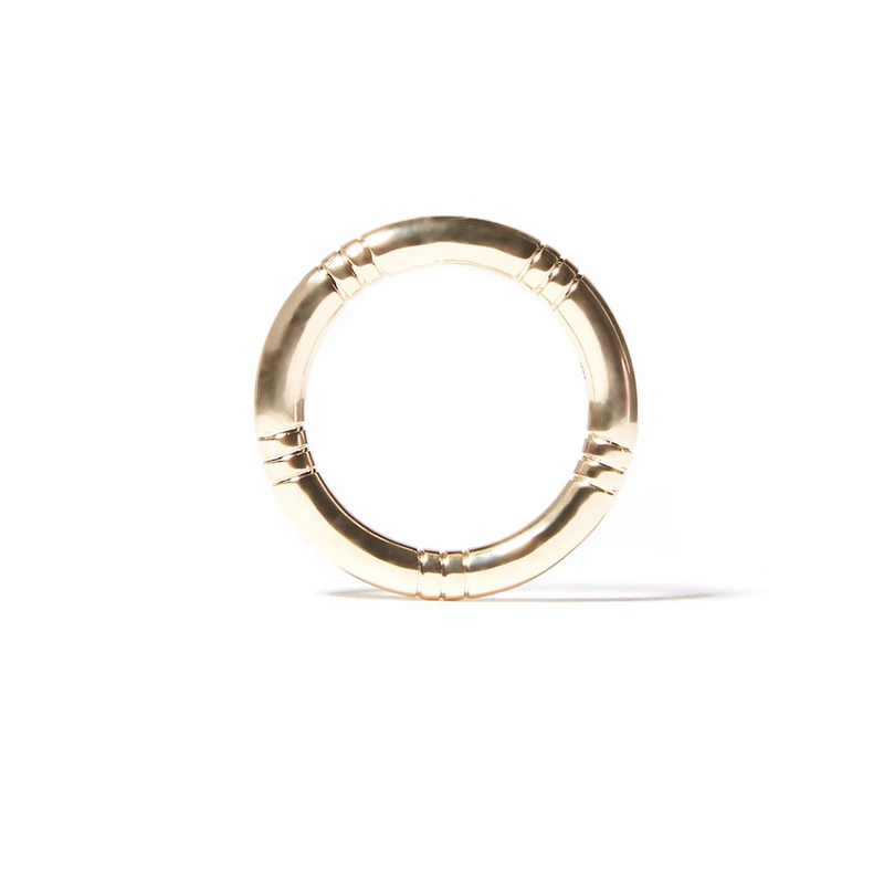 THE CREW STACKING RING - ETCHED