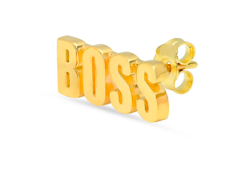 BOSS Oversized Stud Earring