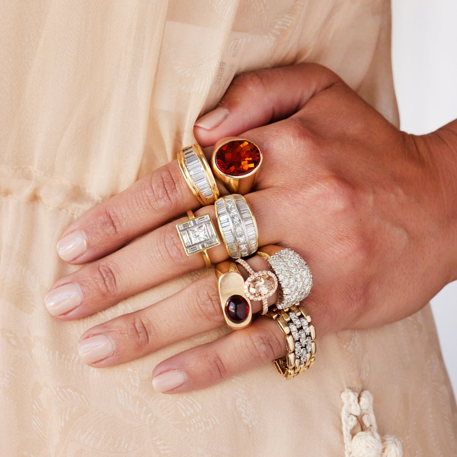 VINTAGE CITRINE RING