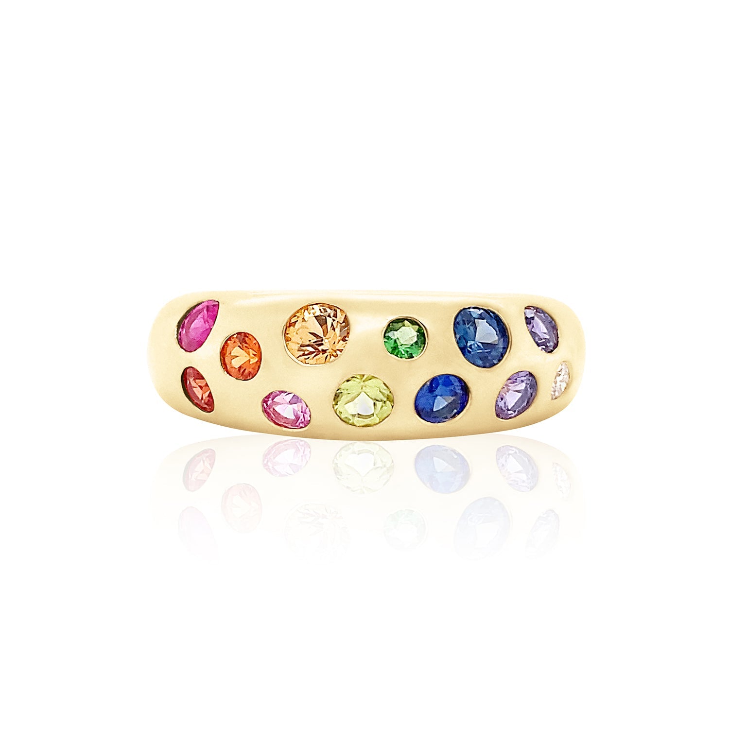 NOMAD WAVEY RAINBOW CLASSIC RING