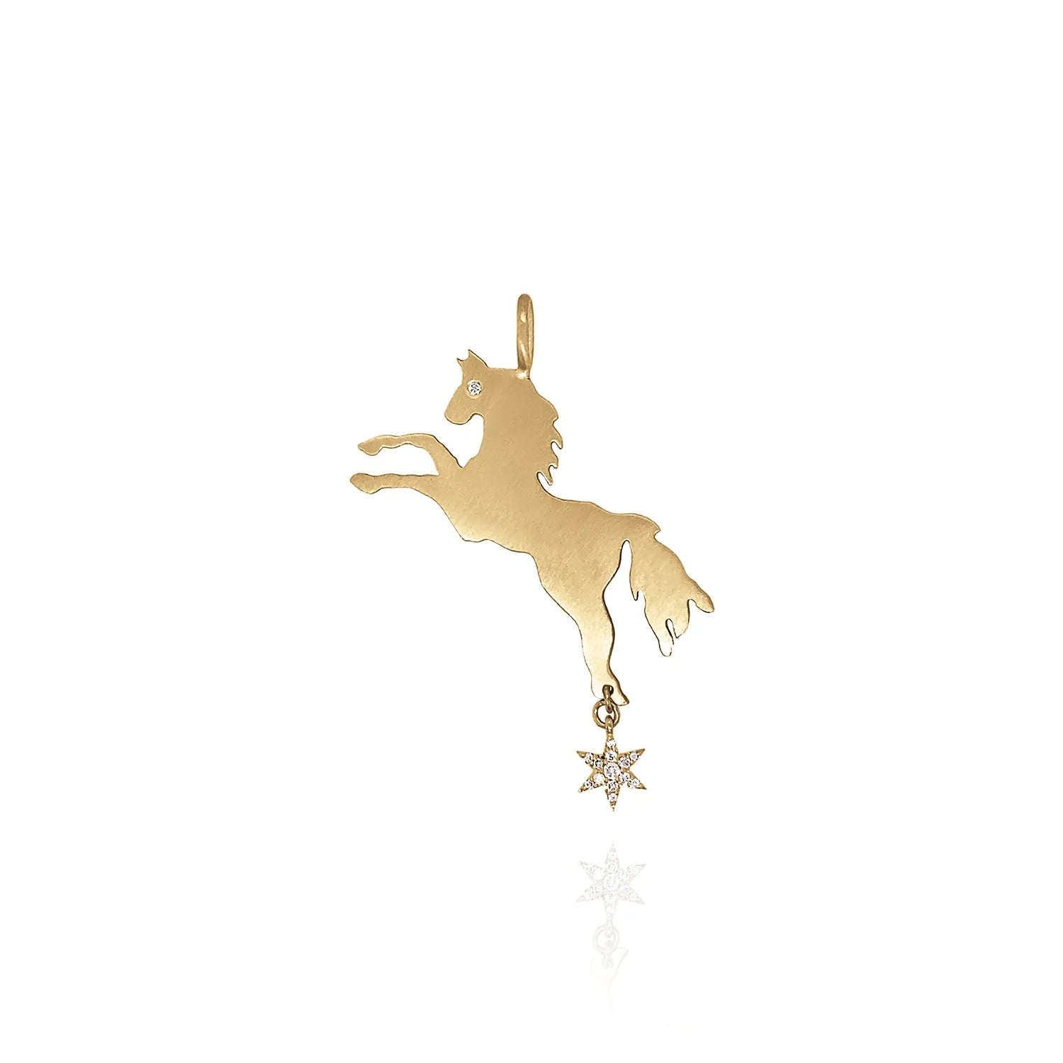 FAUNA SMALL HORSE CHARM WITH STAR