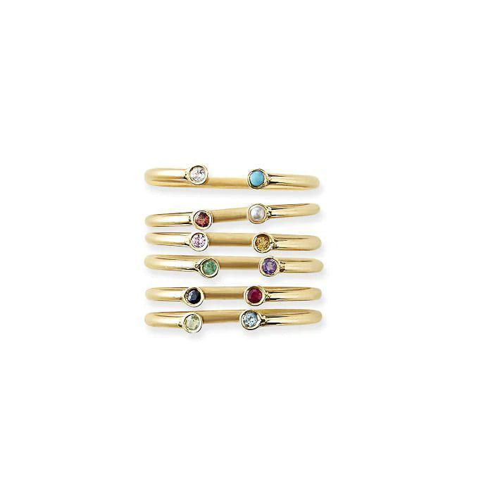 DUAL BIRTHSTONE RING