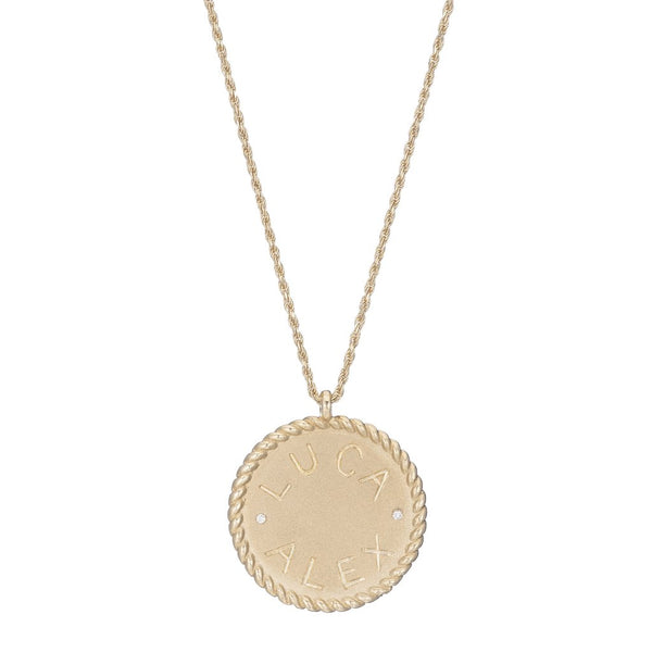 IMPERIAL DISC NECKLACE