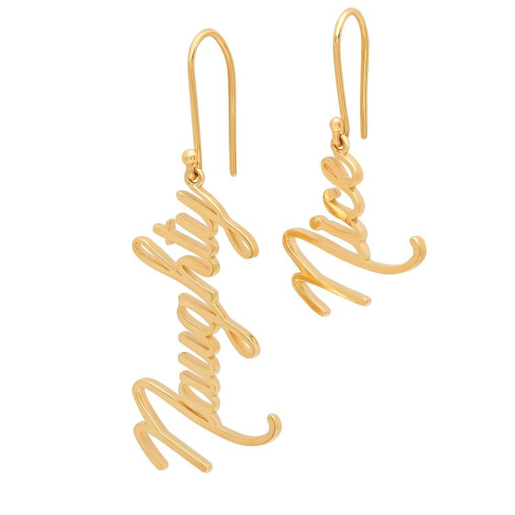 Naughty and Nice Dangle Earrings