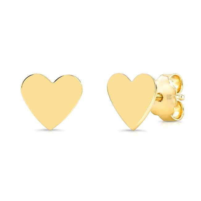 HEART STUD EARRINGS